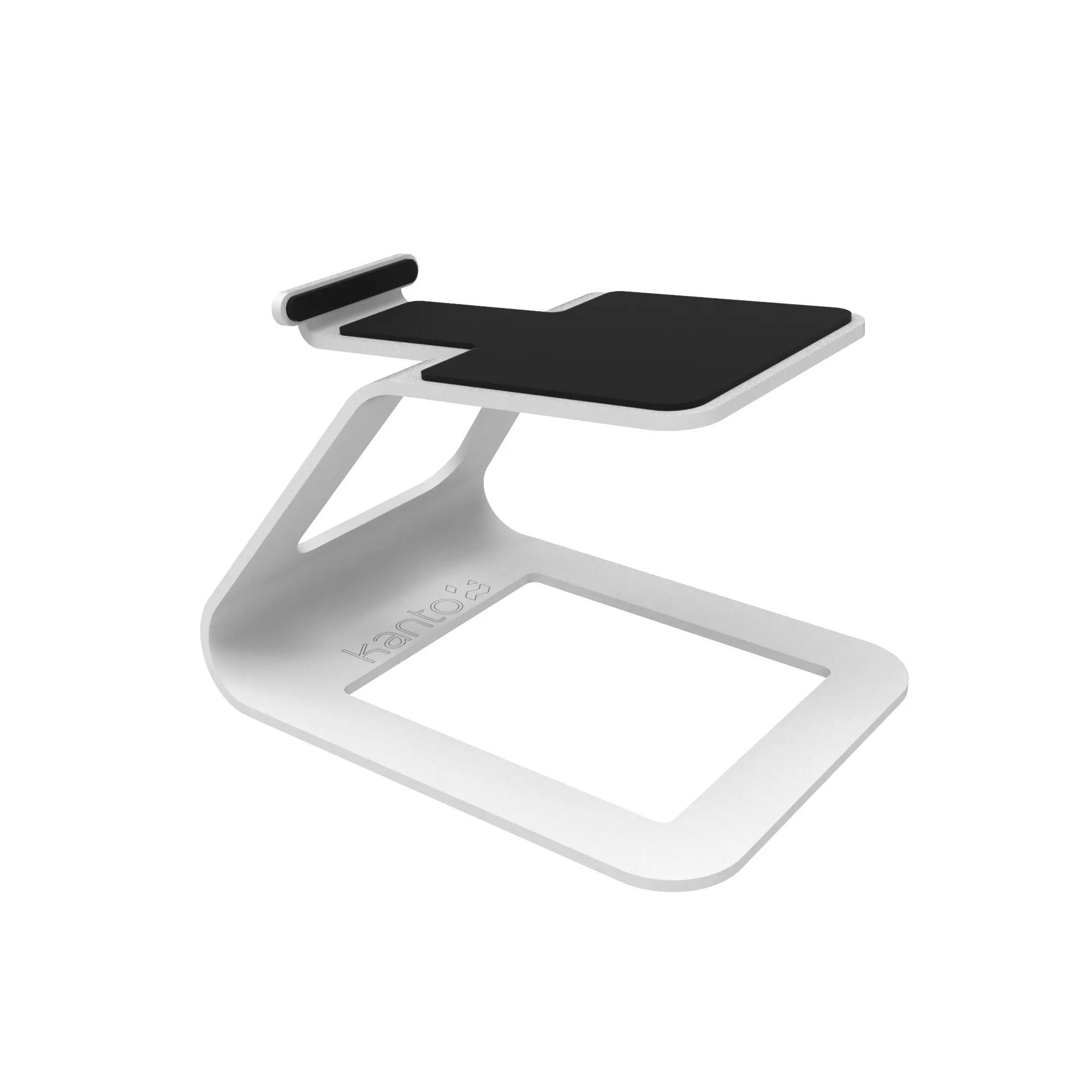 Kanto SE2 Elevated Desktop Speaker Stands for Small Speakers - White, Pair-5