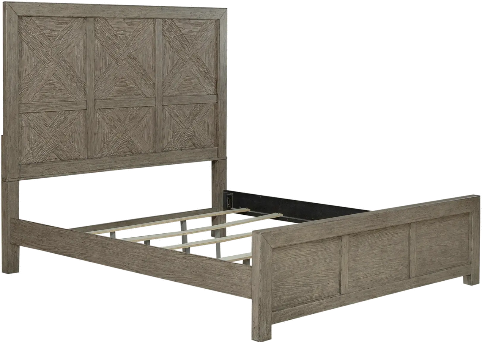 906-SKYVIEW-BED5/0 Skyview Gray Queen Bed-4