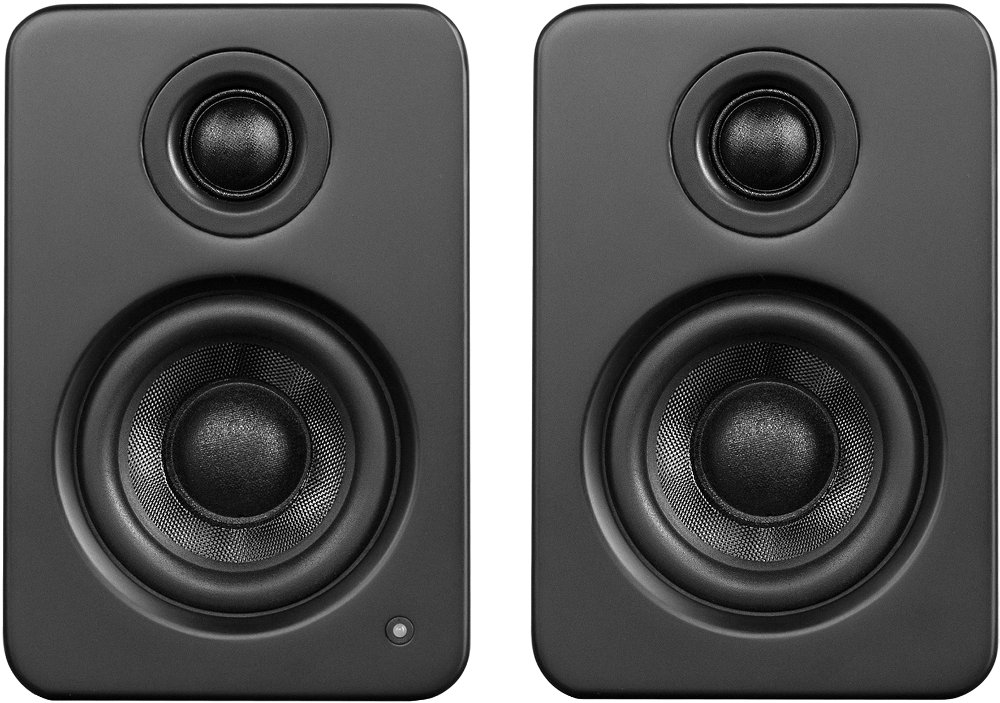Kanto YU2 Powered Desktop Speakers - Matte Black Pair
