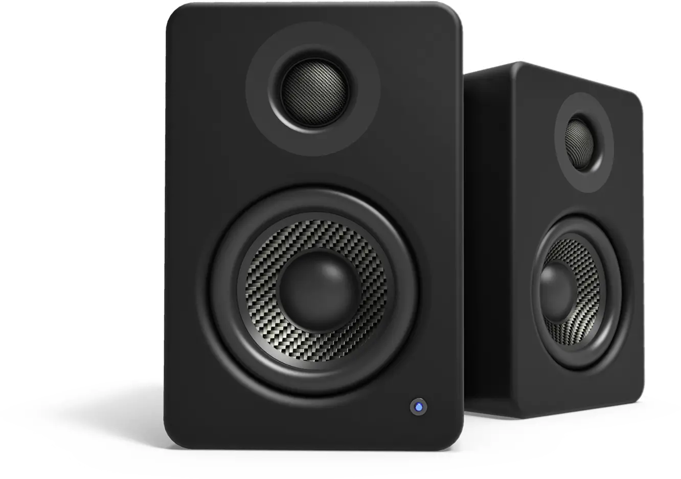 Kanto YU2 Powered Desktop Speakers - Matte Black, Pair-3