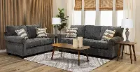 7PC/SEASIDE/GRANITE/SLLTL Seaside Gray 7 Piece Living Room Set with Sofa Bed