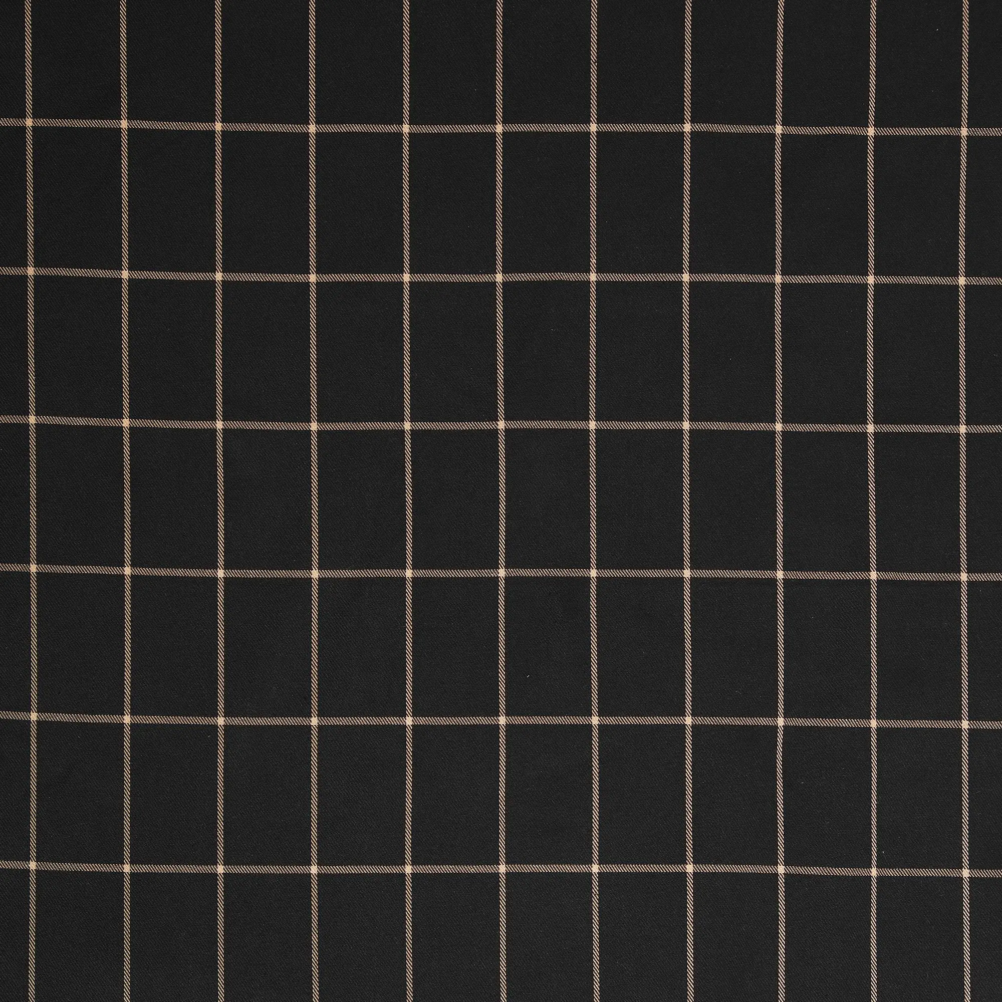 Windowpane Plaid Black Queen 3-Piece Comforter Set-2