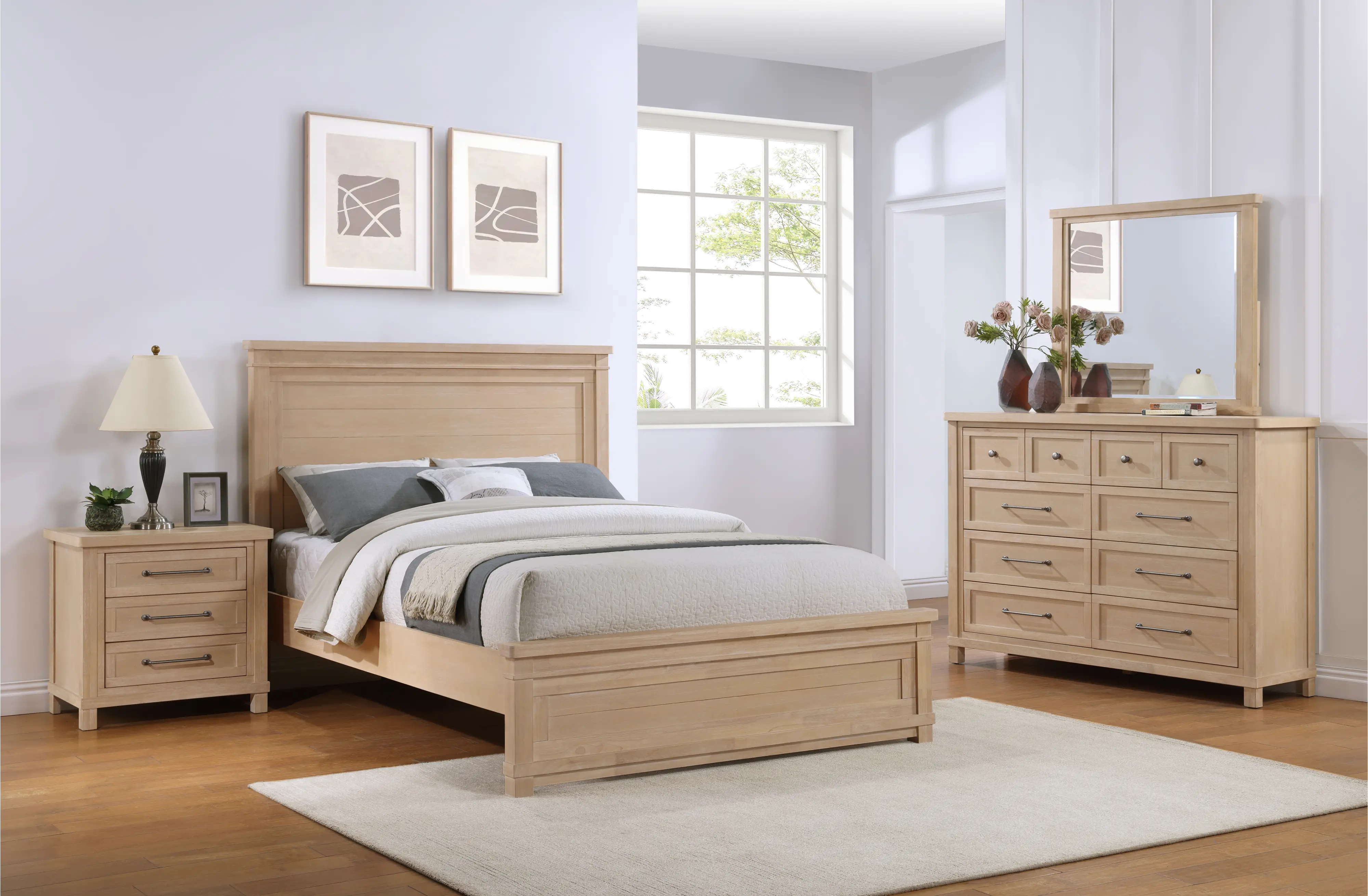 Maddy Sand King Bed-4