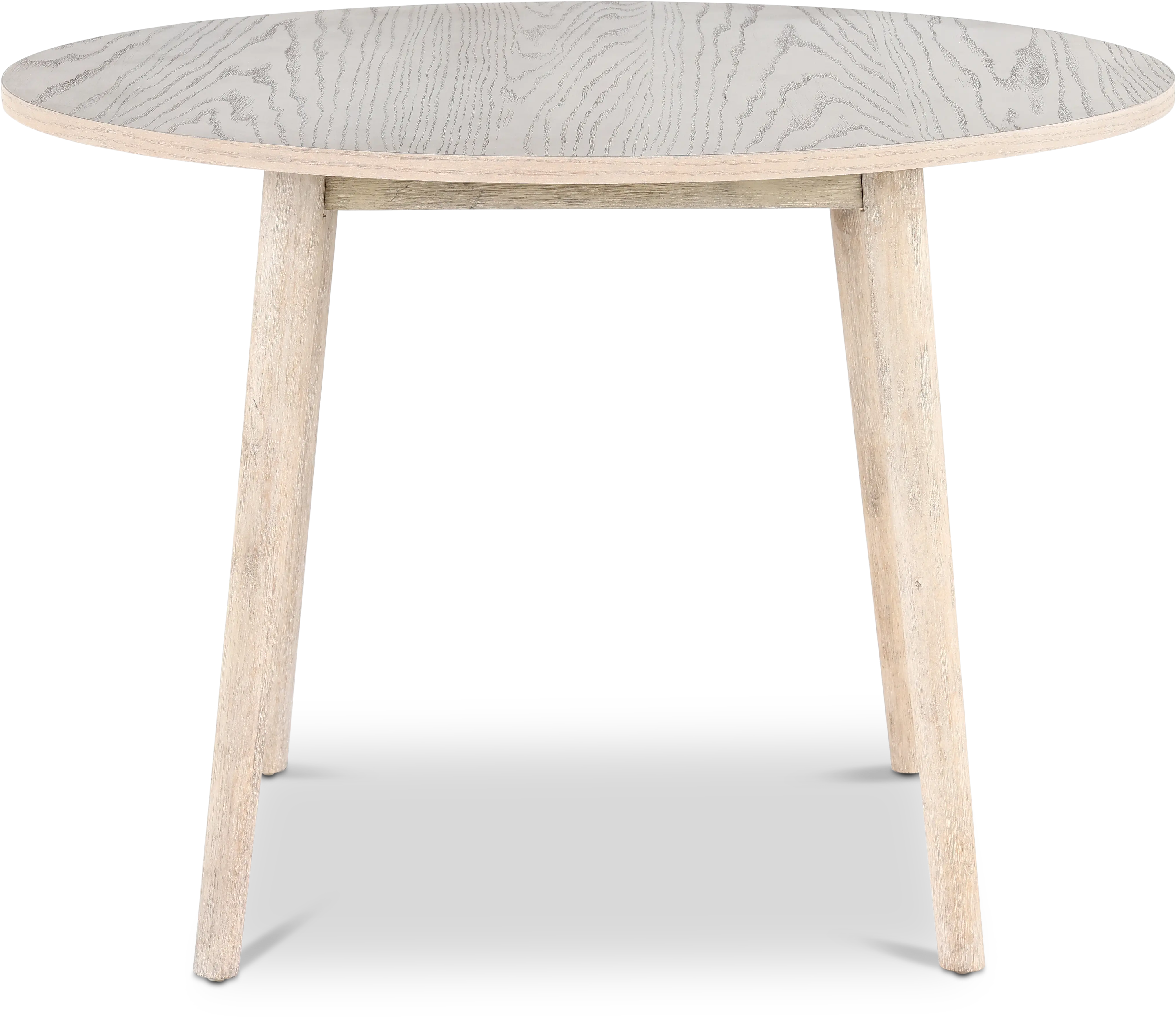 Willa Washed Tan Round Dining Table-1
