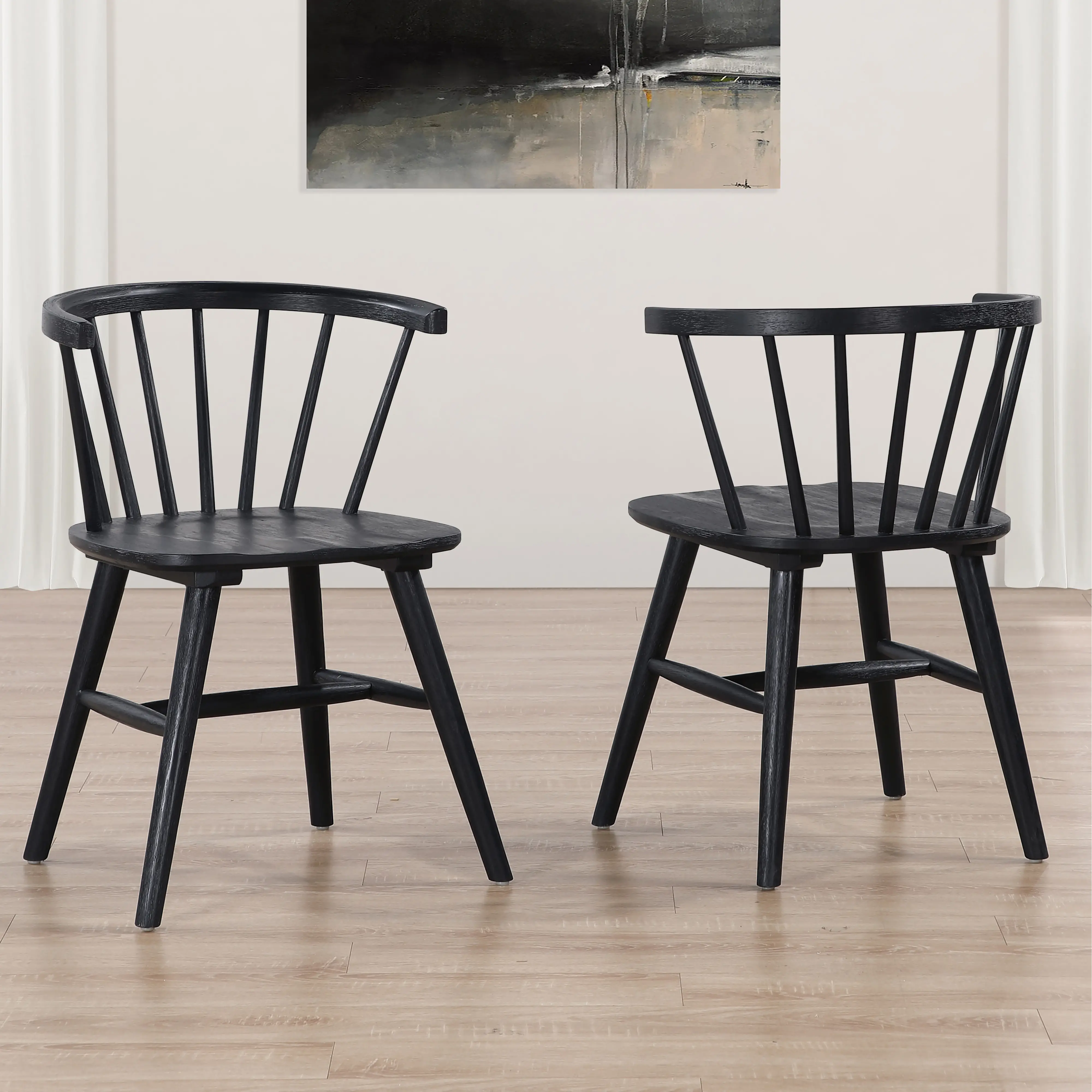 Willa Black Dining Chair-2