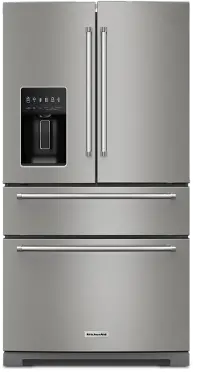 Kitchenaid 26.2 Cu Ft French Door Refrigerator - Stainless Steel