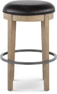 Benton Brown Backless Bar Stool