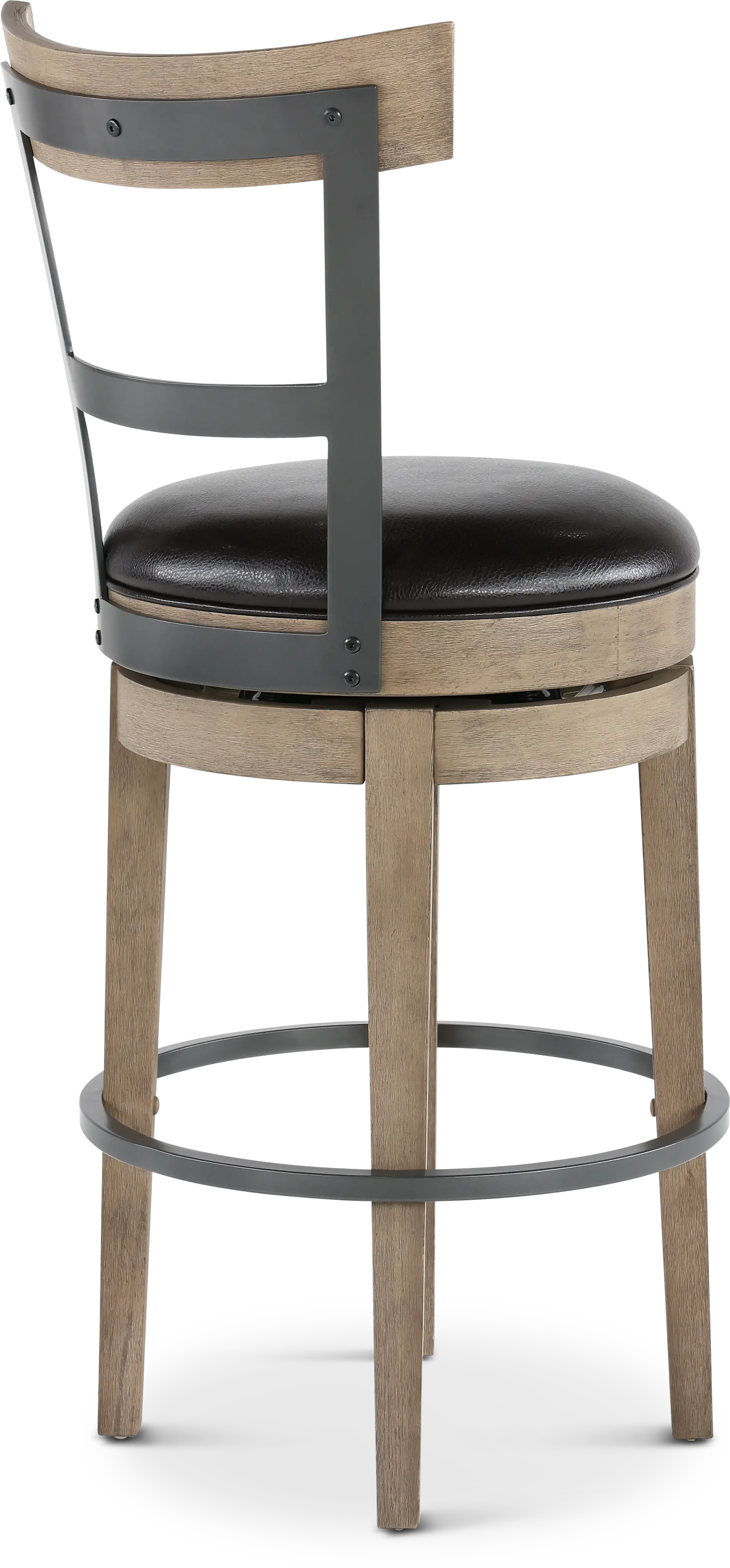 Benton Brown Bar Stool with Backrest-6