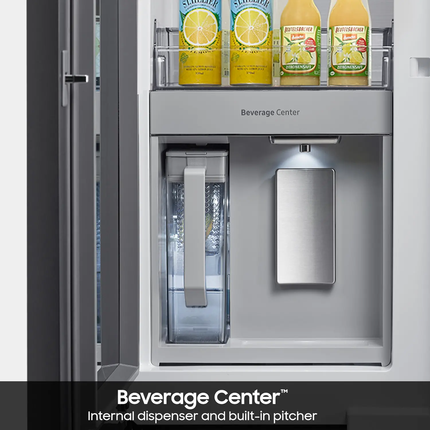 Samsung Bespoke 22.5 Cu Ft 4-Door Flex Refrigerator - Counter Depth Panel Ready-4