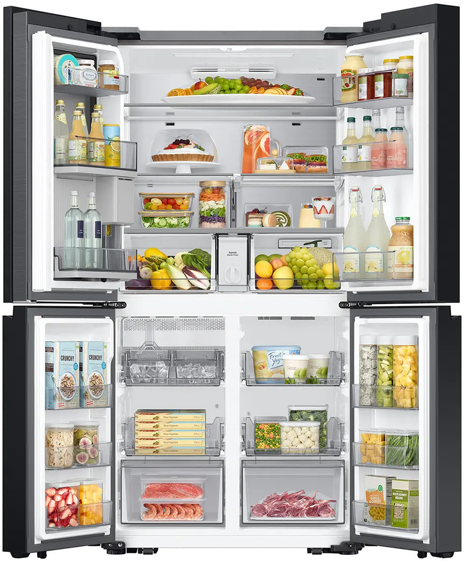 Samsung Bespoke 22.5 Cu Ft 4-Door Flex Refrigerator - Counter Depth Panel Ready-9