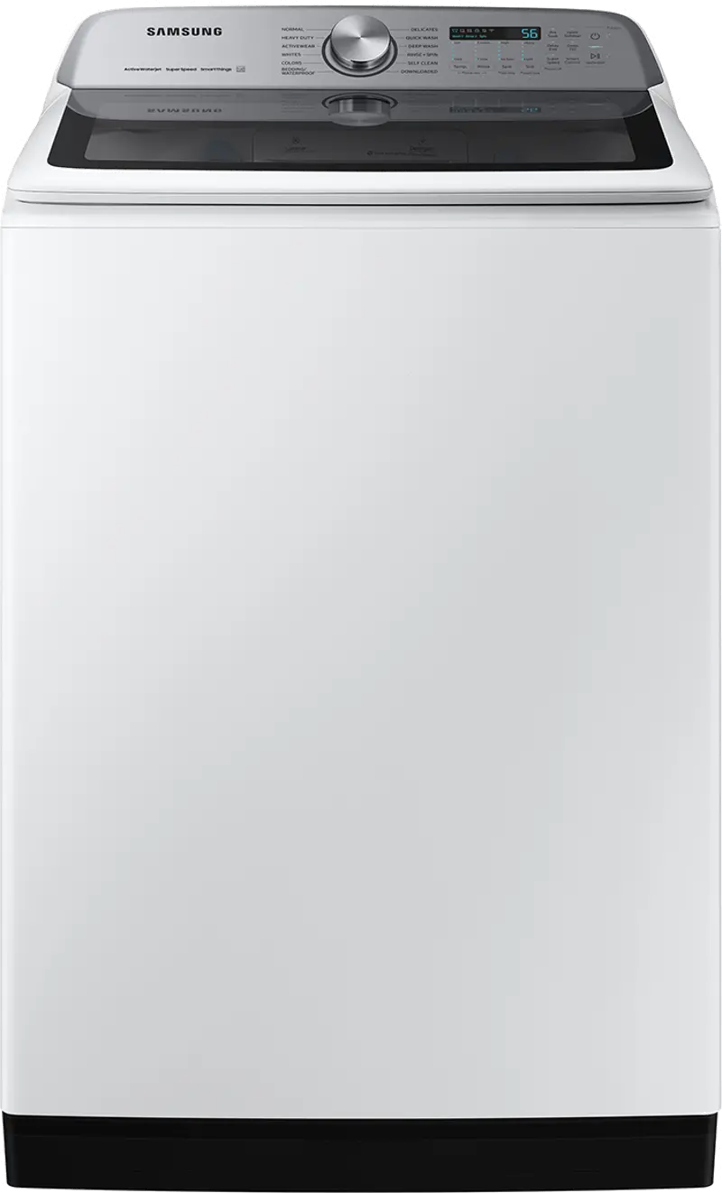 Samsung 5.2 Cu Ft Top Load Washer with Agitator - White