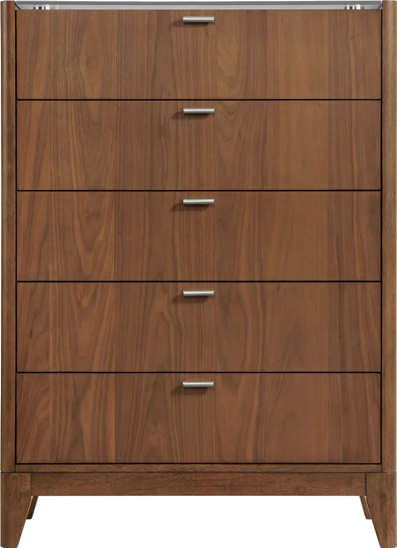 Beckton Walnut Chest of Drawers