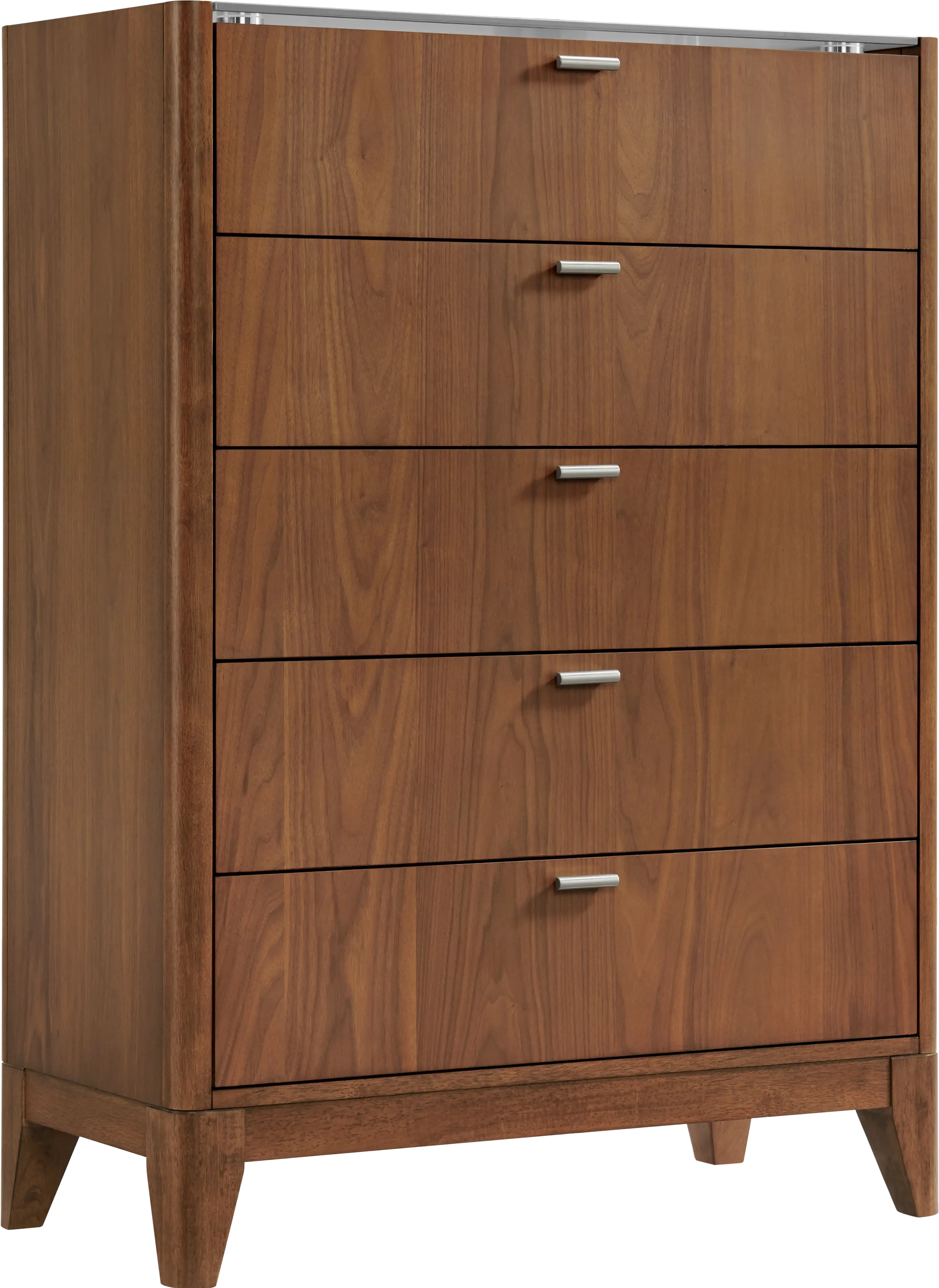 Beckton Walnut Chest of Drawers-2