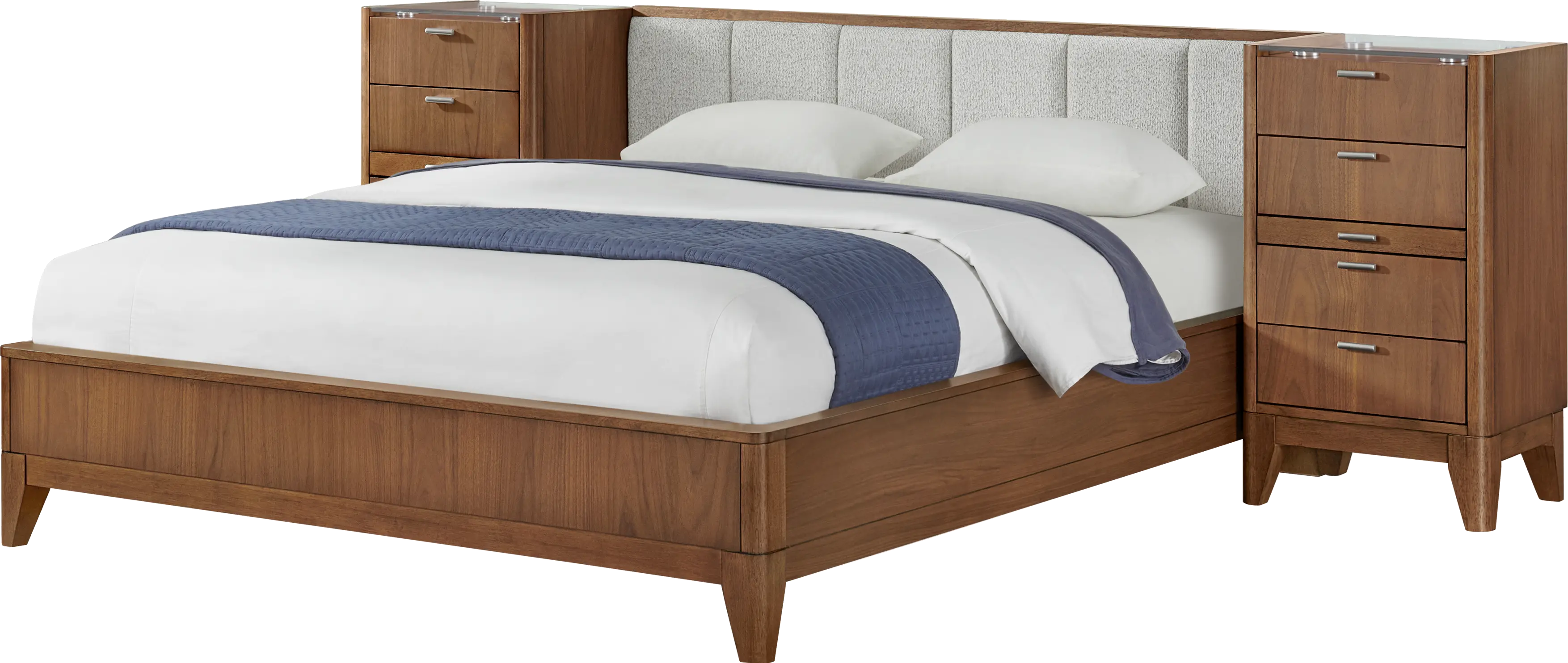 Beckton Walnut Queen Wall Bed-1