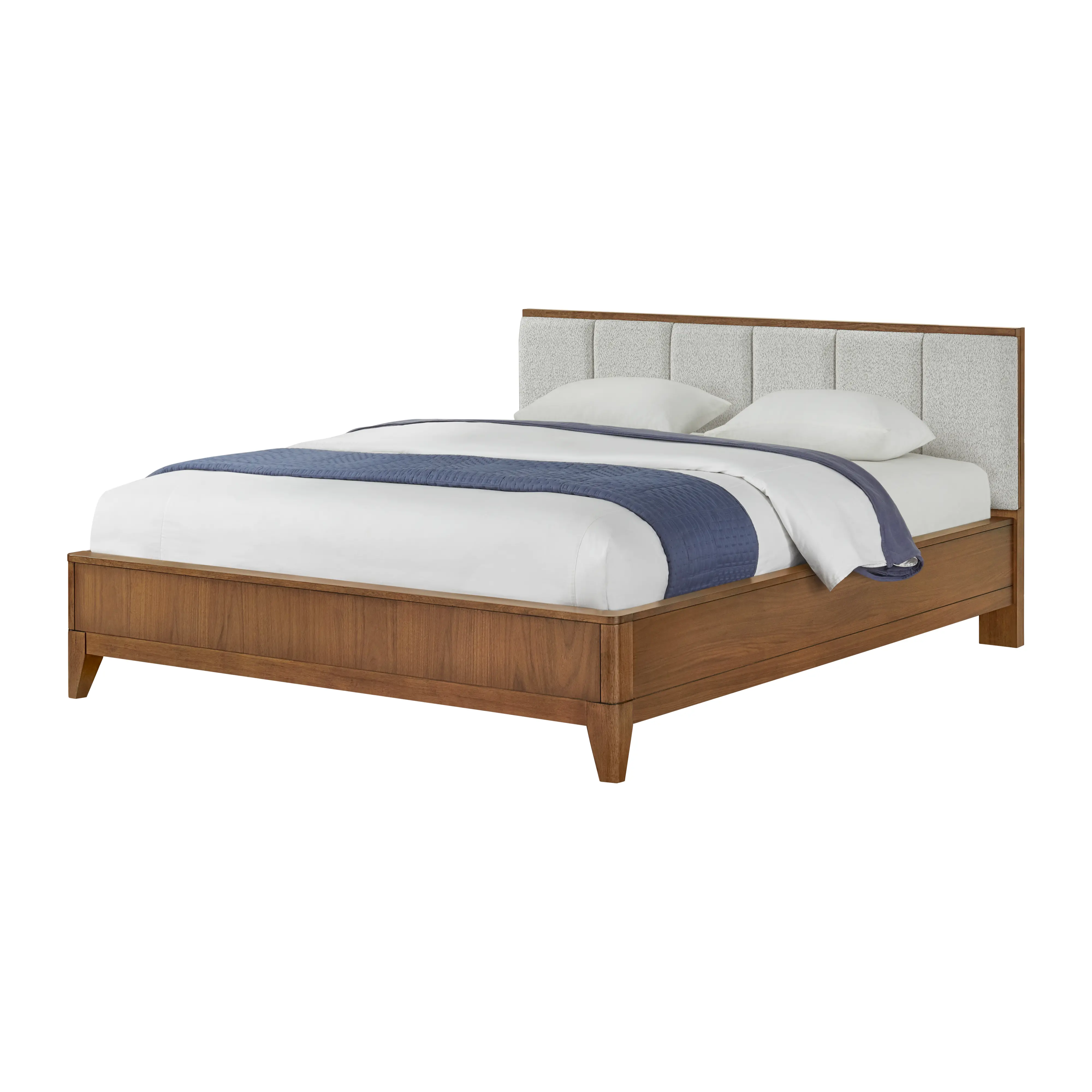 Beckton Walnut Queen Wall Bed-1
