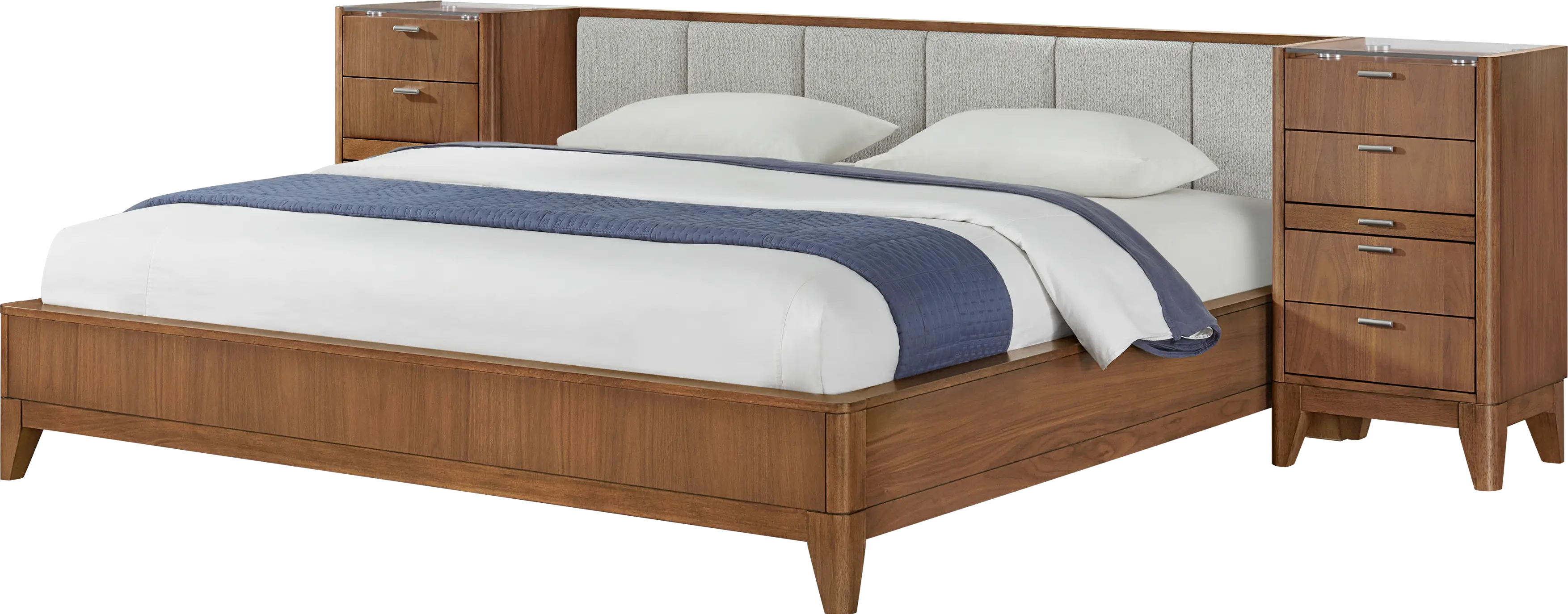 Beckton Walnut King Wall Bed-1