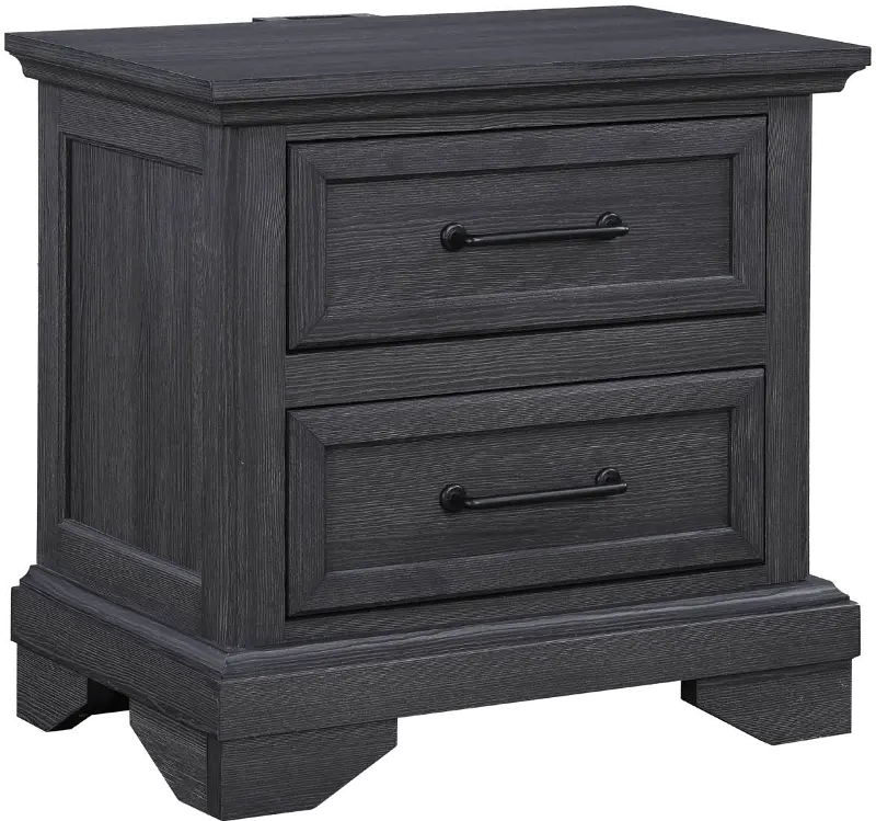 Everton Gray Nightstand