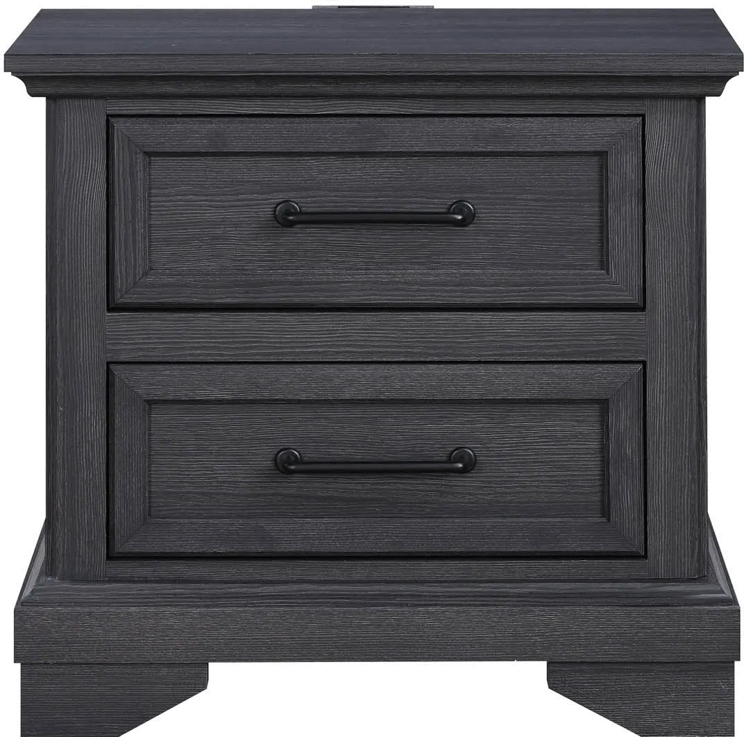 Everton Gray Nightstand-3