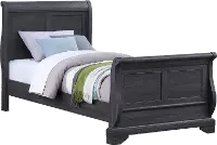 Everton Gray Twin Sleigh Bed