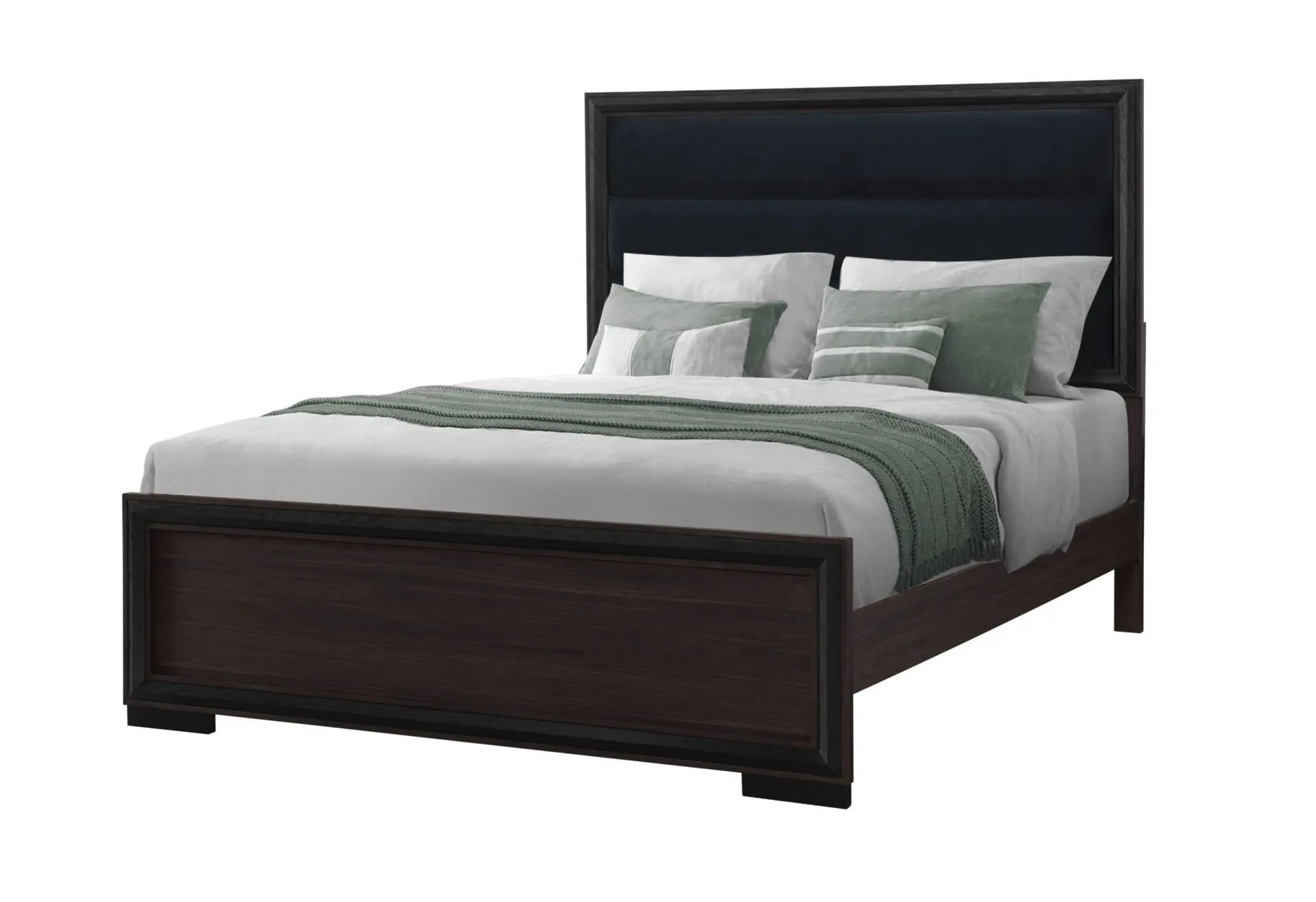 Amelia Brown Queen Bed-1