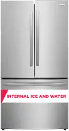 FRFN2813AF Frigidaire 28.8 Cu Ft French Door Refrigerator - Stainless Steel