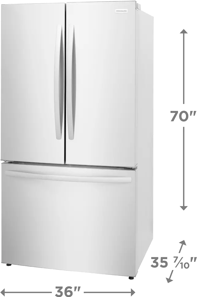 FRFN2813AF Frigidaire 28.8 Cu Ft French Door Refrigerator - Stainless Steel-3