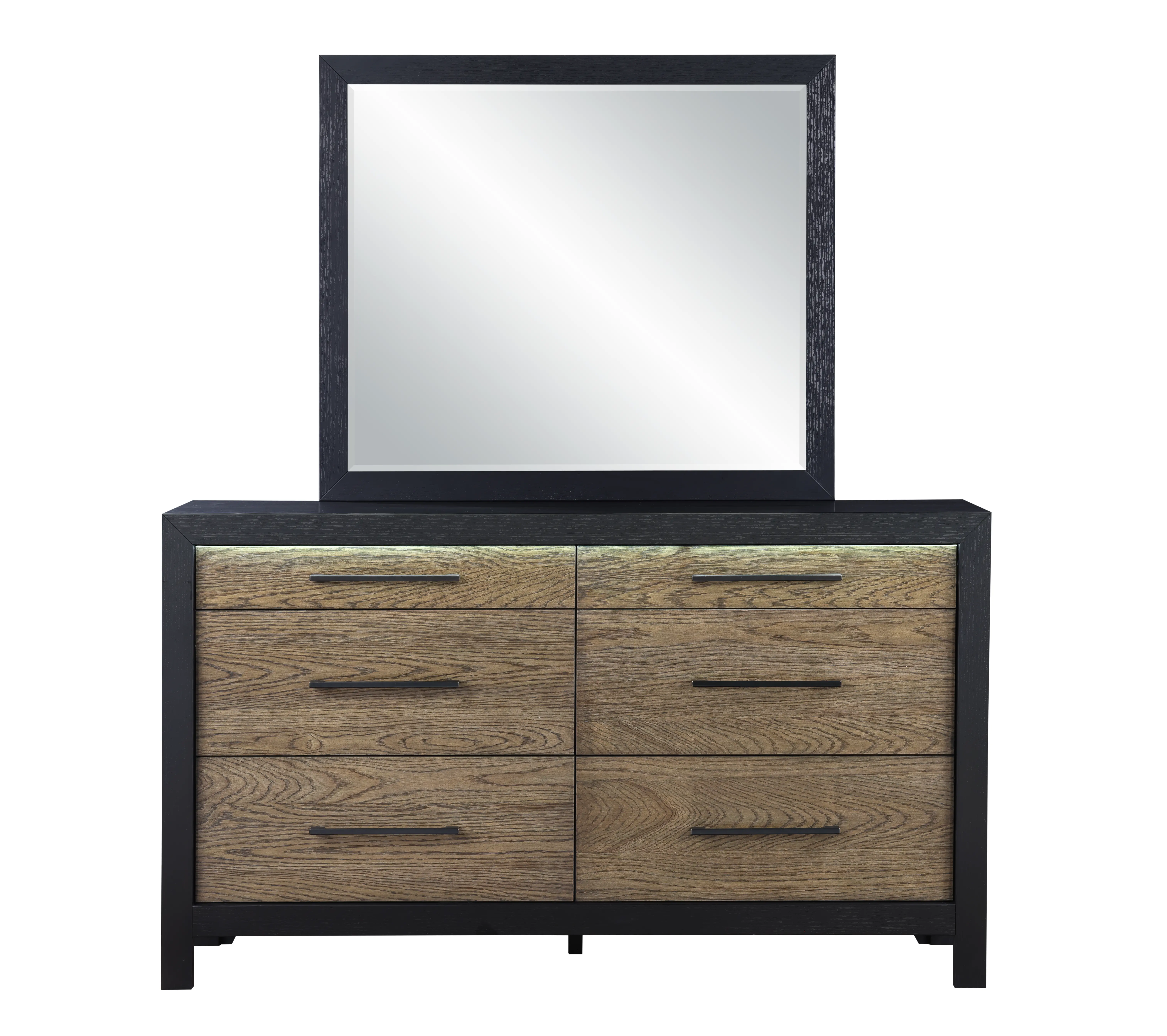 Your House Black and Oak Dresser-2