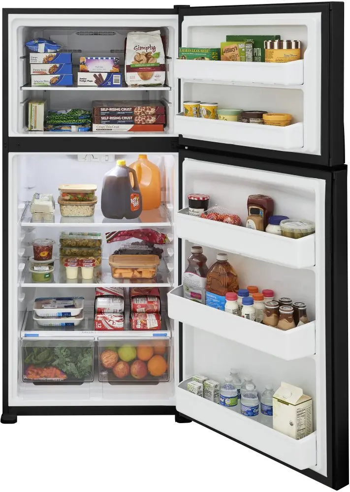 FFHT2022AB Frigidaire 20 Cu Ft Top Freezer Refrigerator - Black-5