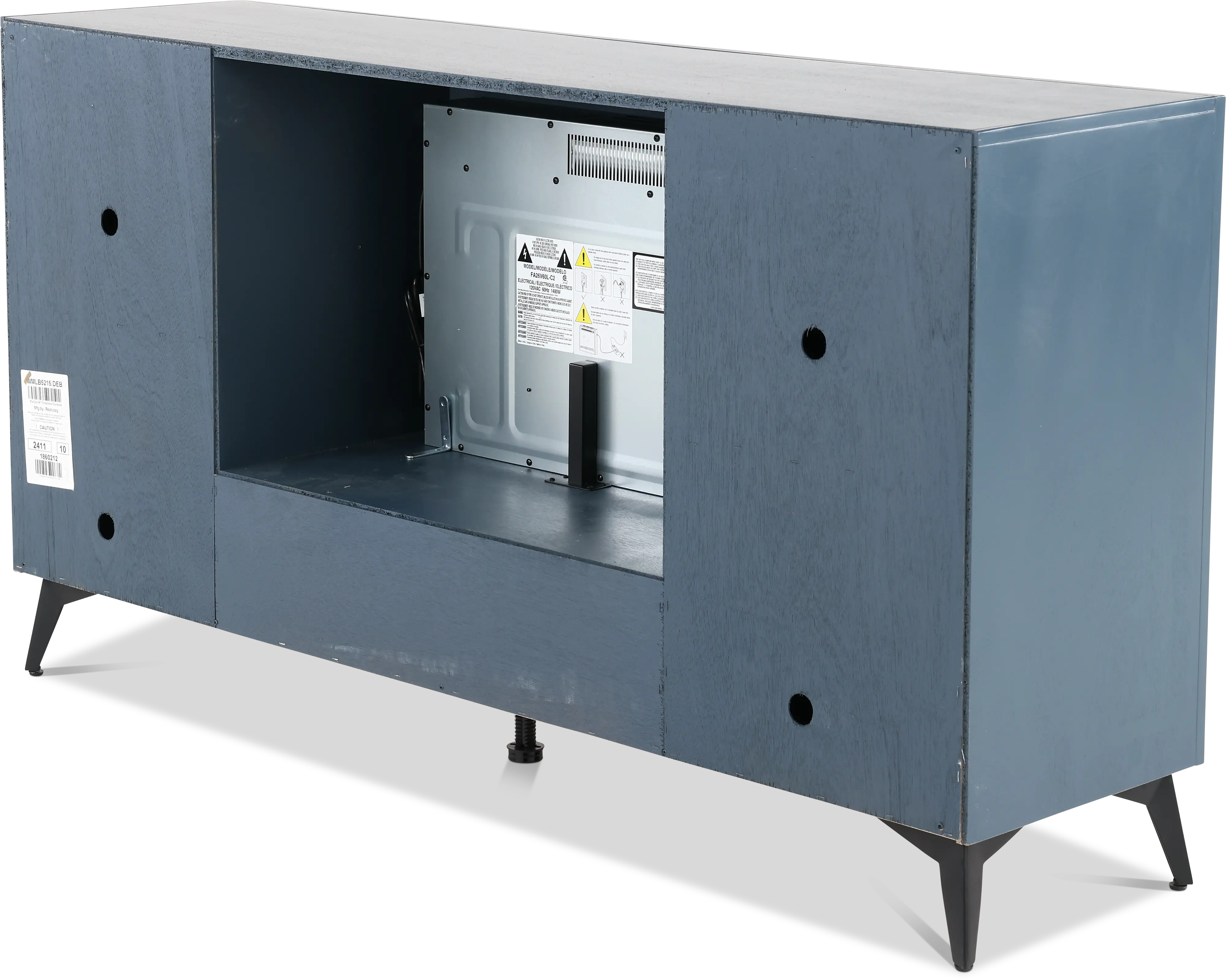 Malibu Blue 64  Fireplace TV Stand-6