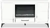 Malibu White 64  Fireplace TV Stand