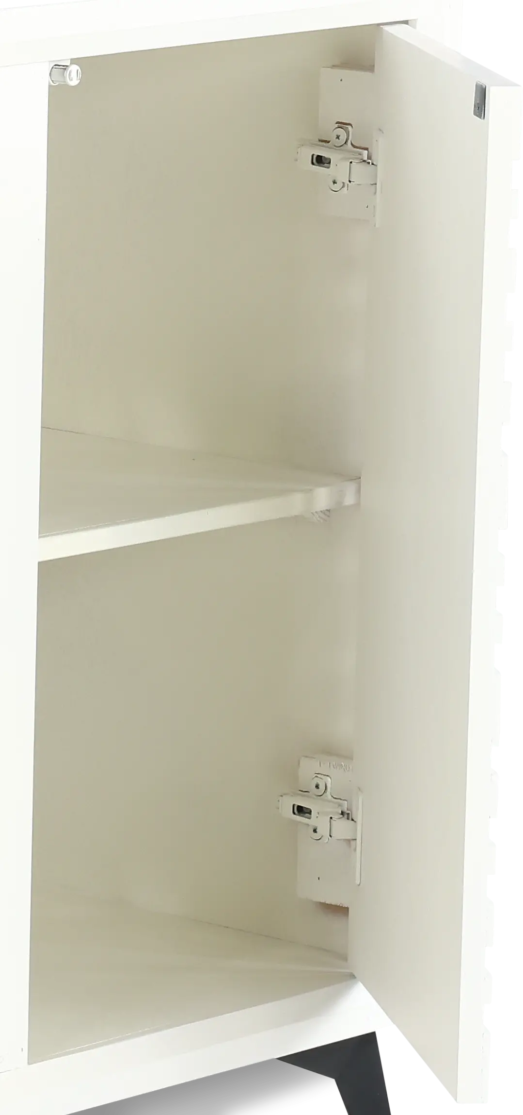 Malibu White 64  Fireplace TV Stand-7