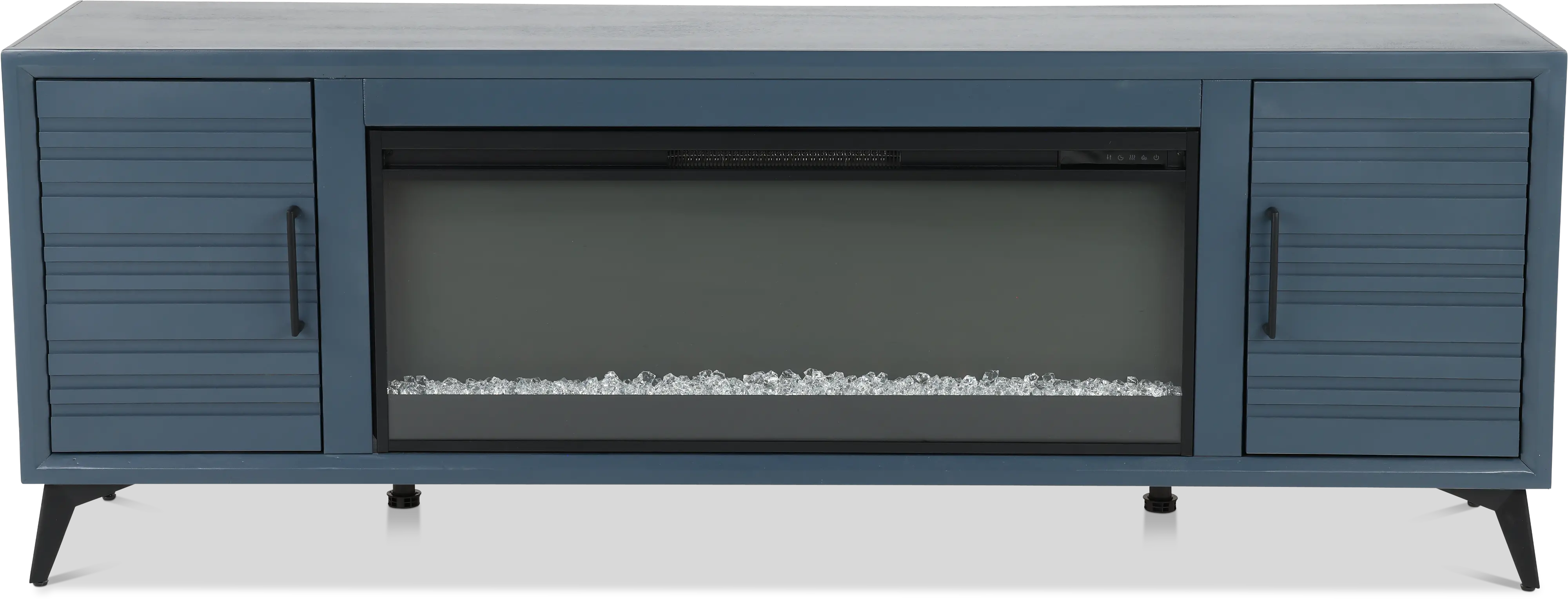 Malibu Blue 78  Fireplace TV Stand-1