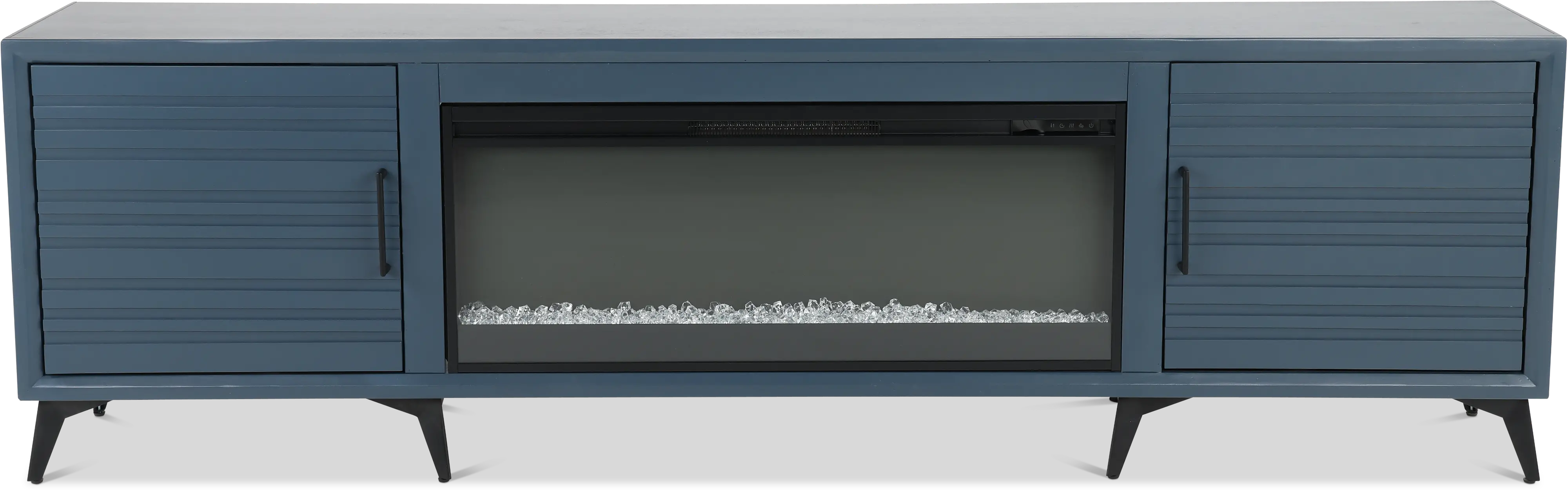 Malibu Blue 95  Fireplace TV Stand-1