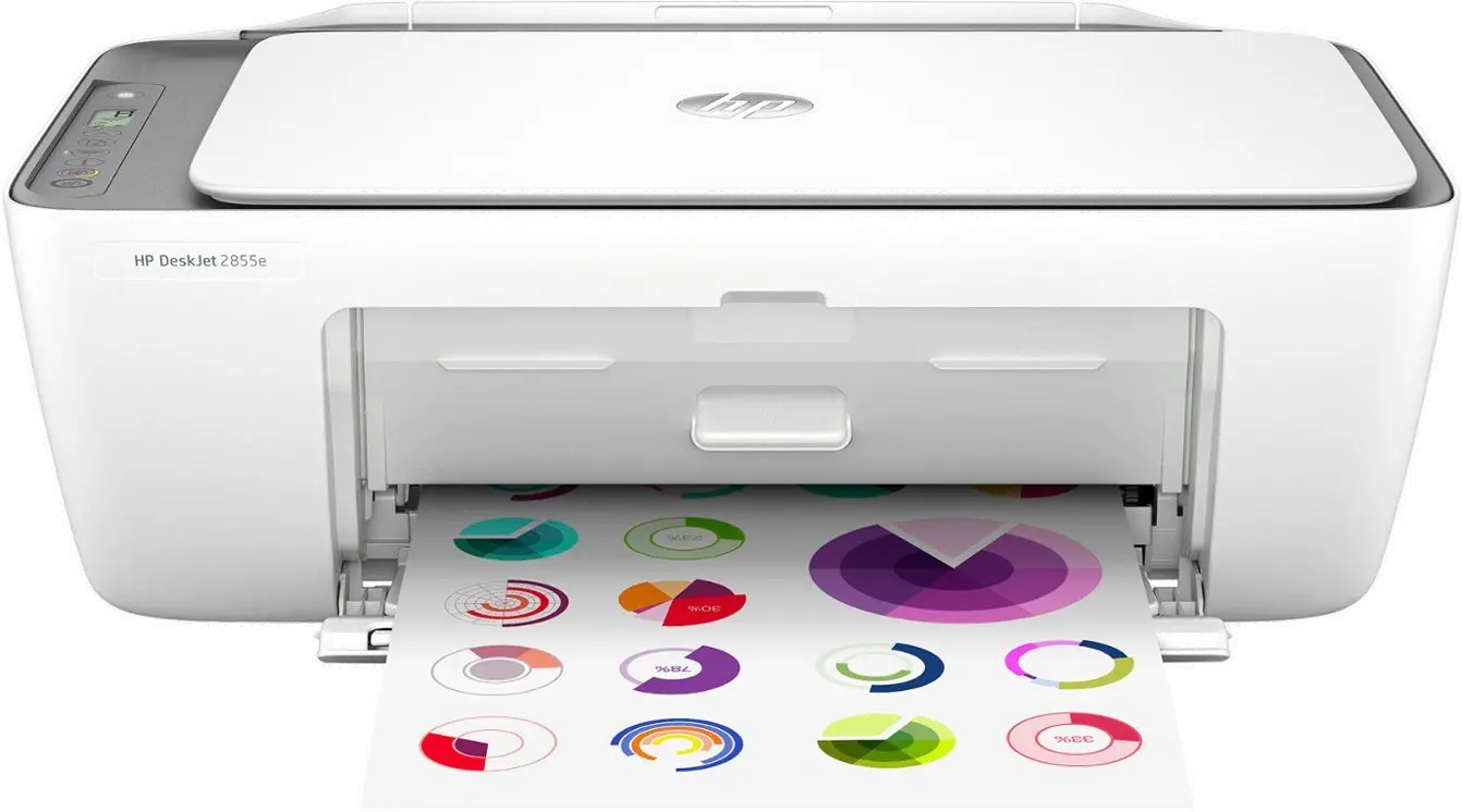 HP-DJ2855E HP DeskJet 2855e Wireless All-In-One Inkjet Printer-1