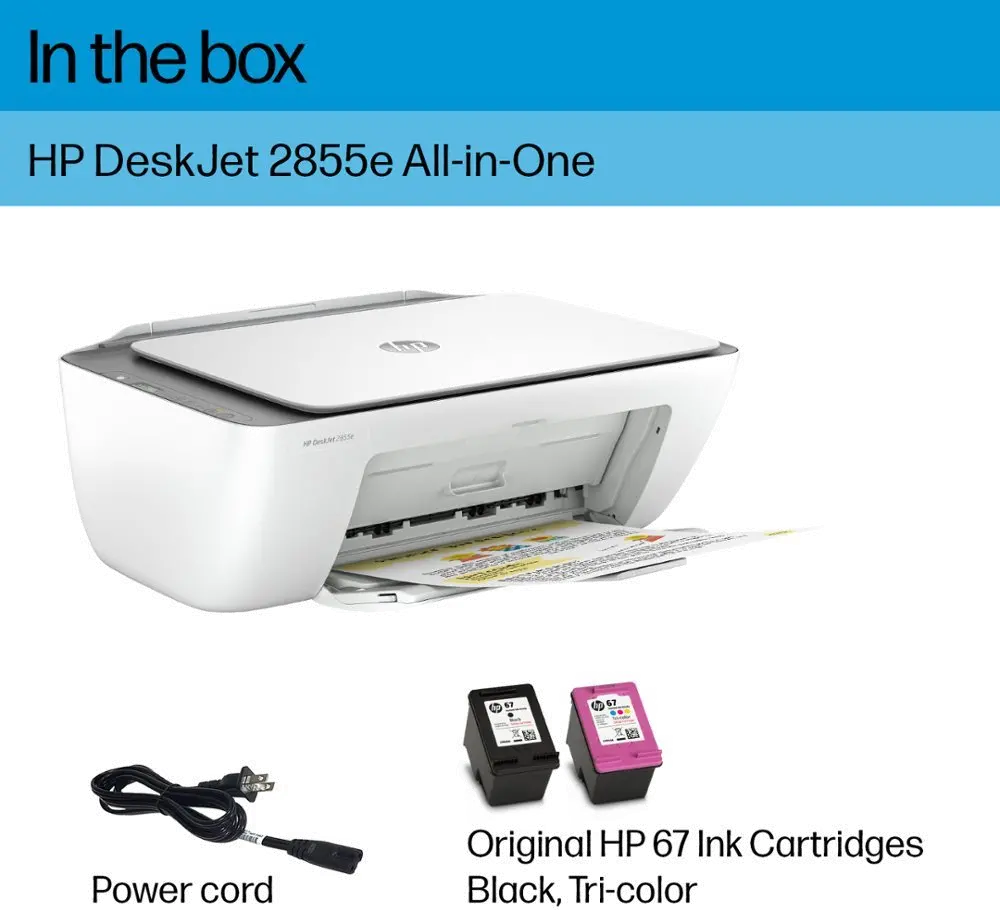 HP-DJ2855E HP DeskJet 2855e Wireless All-In-One Inkjet Printer-10