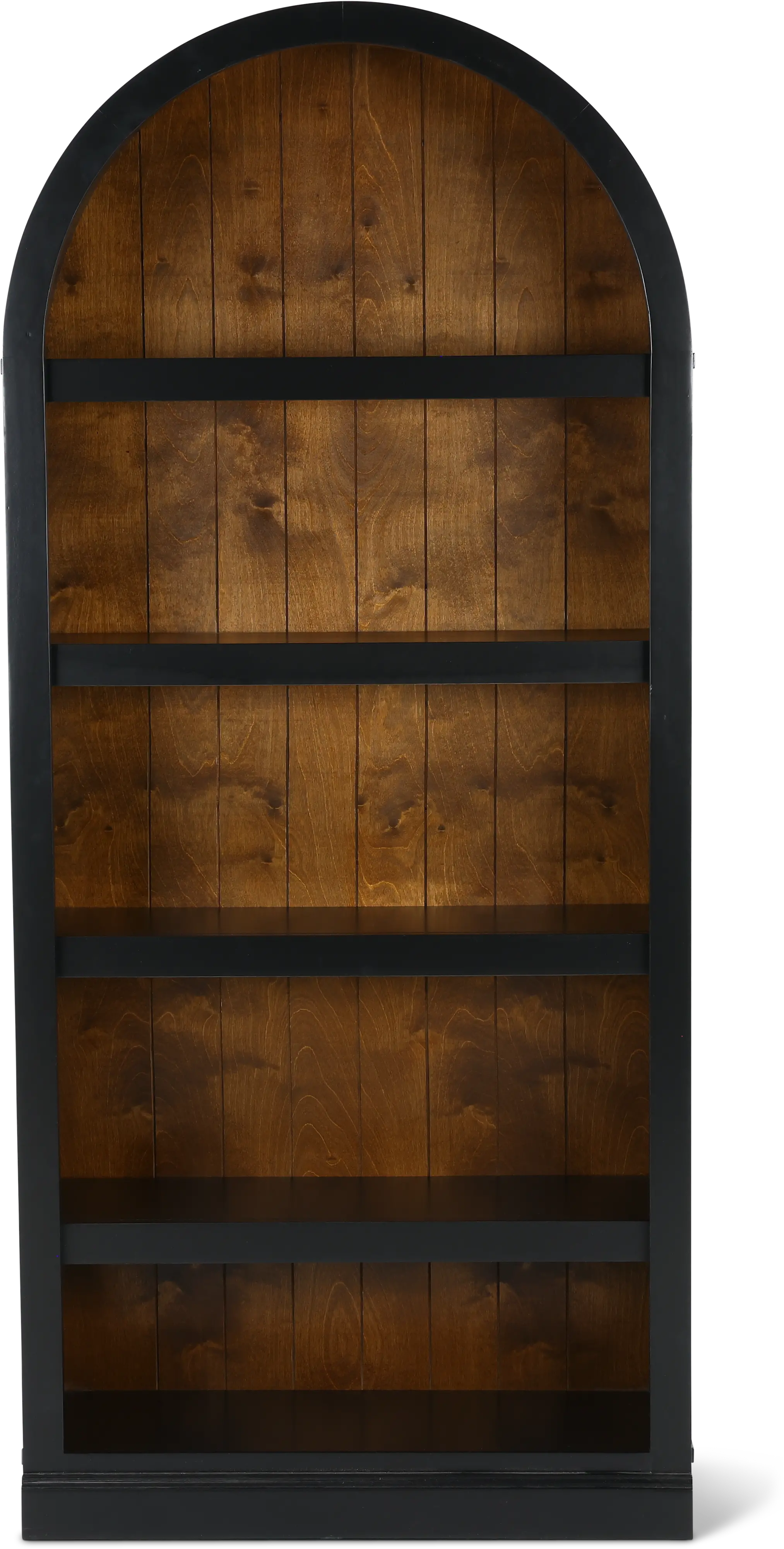 Artiste Black 72  Arch Bookcase-1