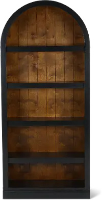 Artiste Black 72  Arch Bookcase