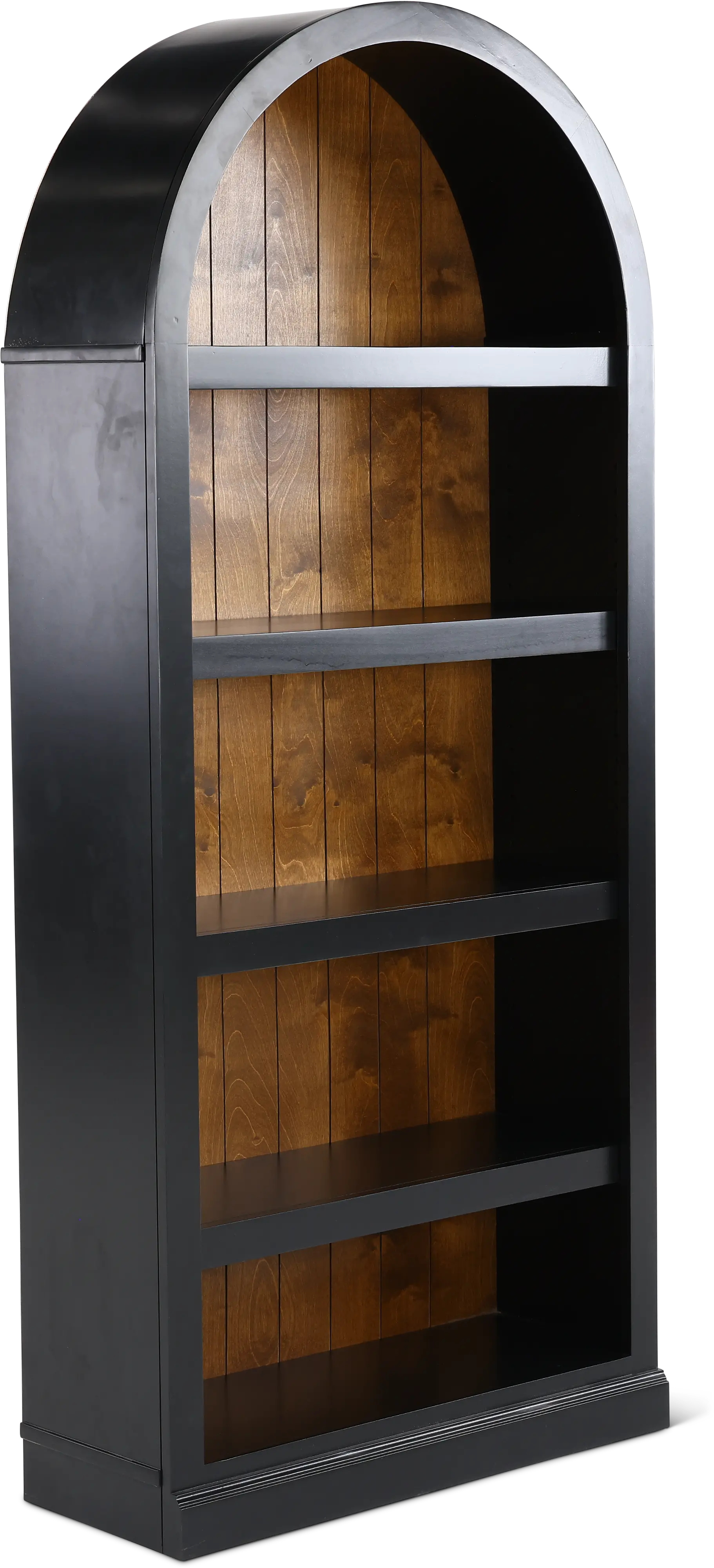 Artiste Black 72  Arch Bookcase-3