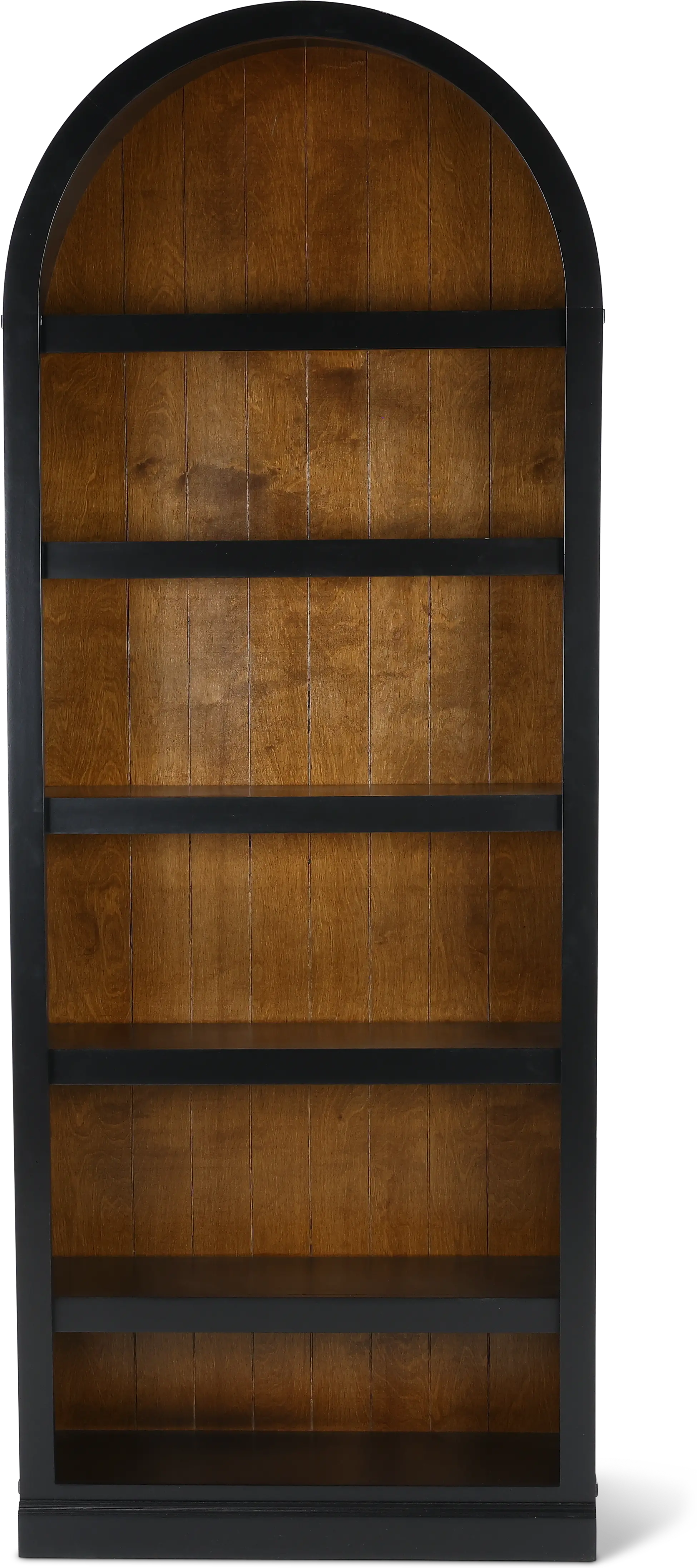 Artiste Black 84  Arch Bookcase-1
