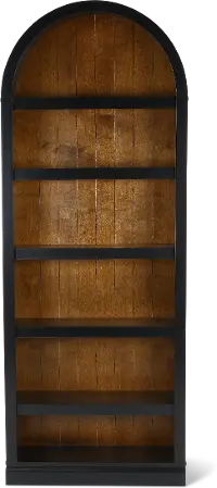 Artiste Black 84  Arch Bookcase