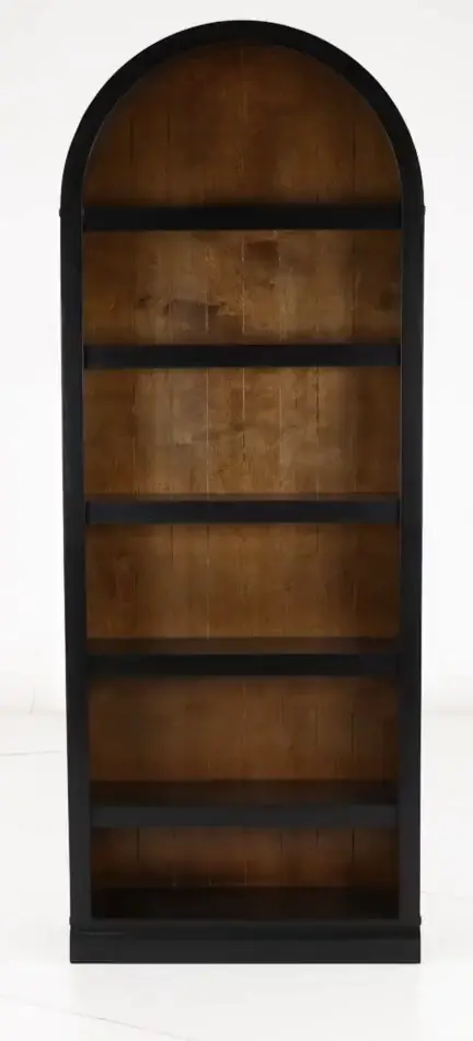 Artiste Black 84  Arch Bookcase-4