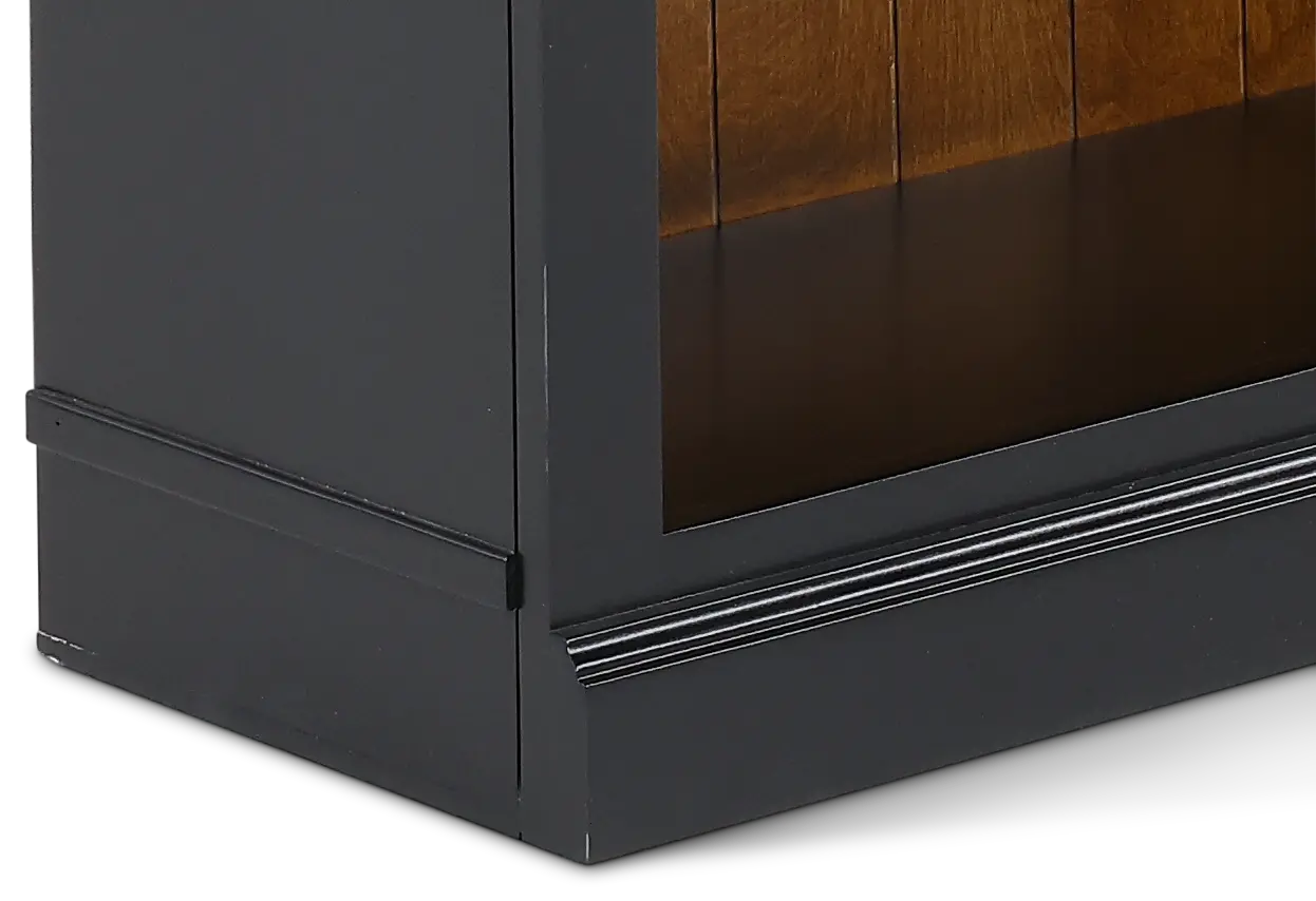 Artiste Black 84  Arch Bookcase-5