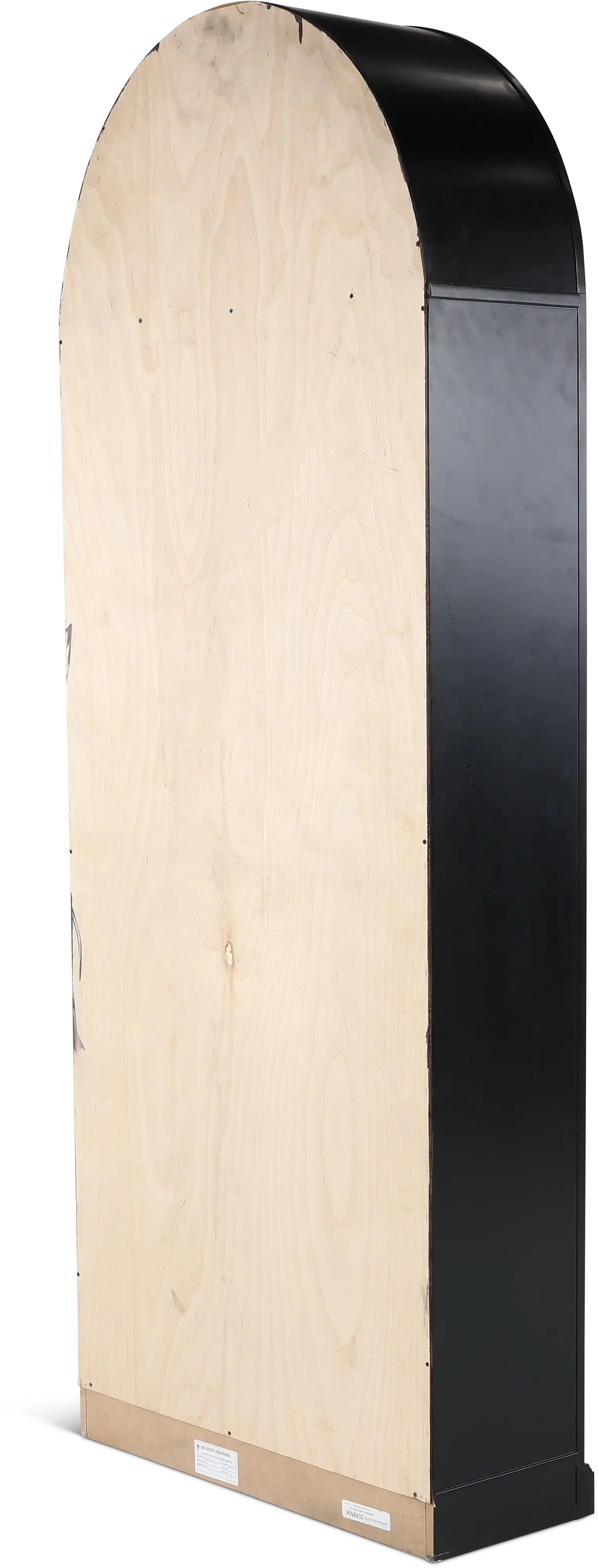 Artiste Black 84  Arch Bookcase-5