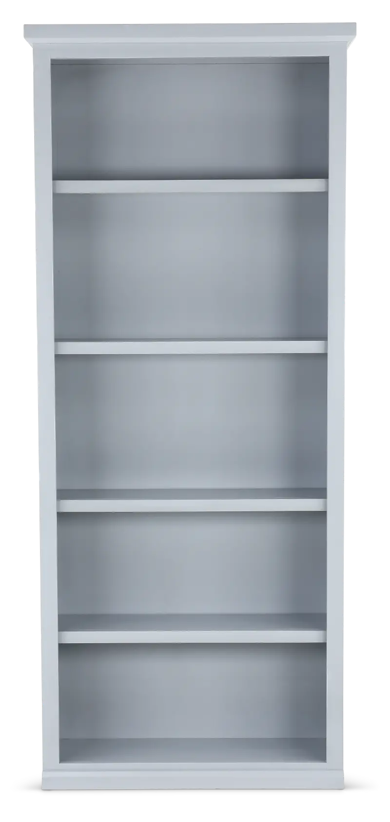Elliott Gray 4-Shelf Bookcase