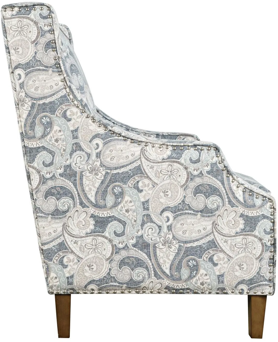 Duval Paisley Denim Accent Chair-3