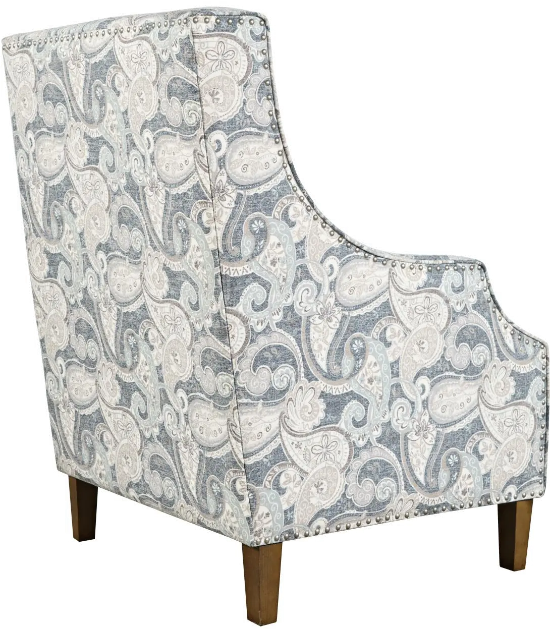 Duval Paisley Denim Accent Chair-4