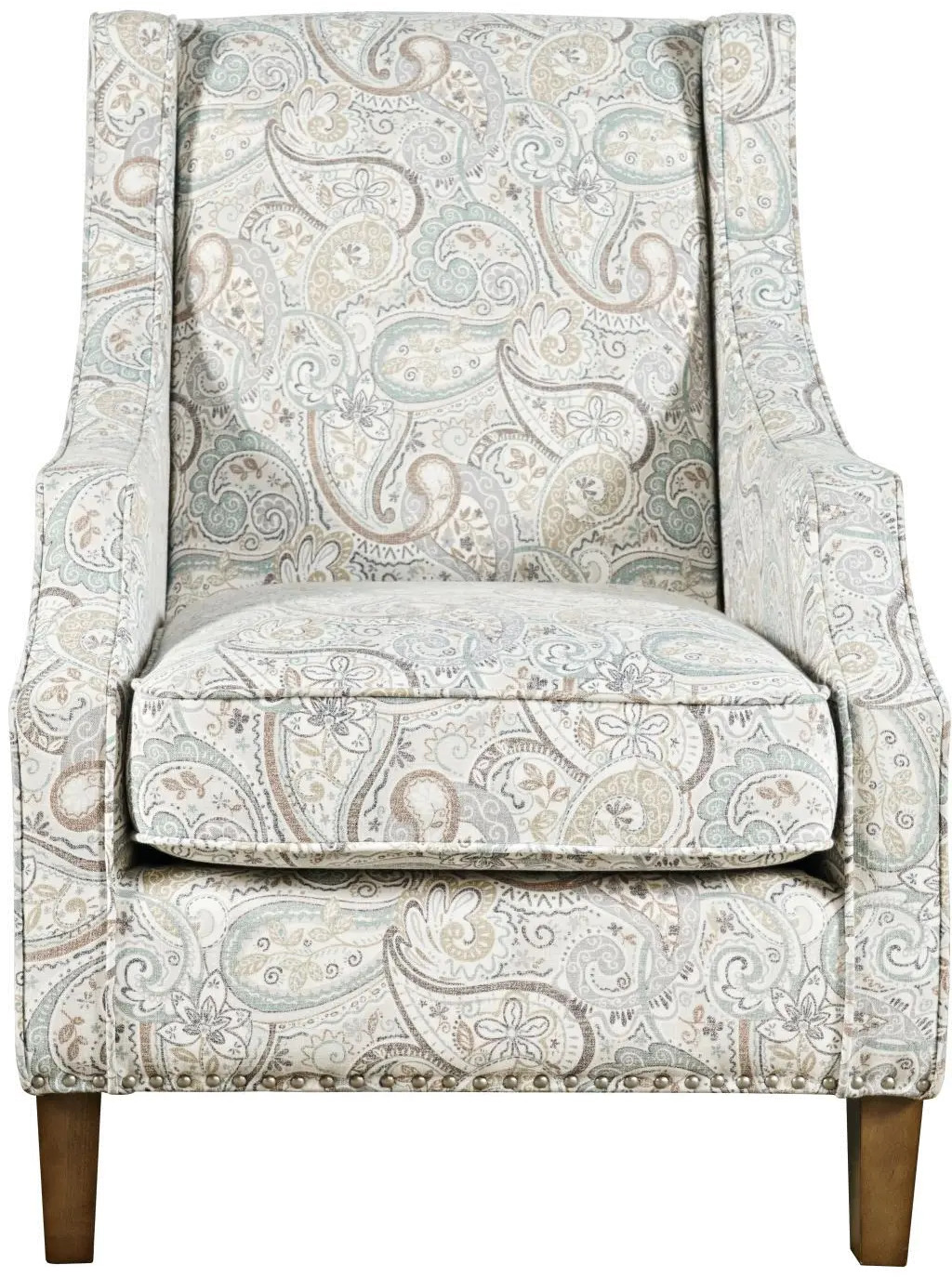 Duval Paisley Sage Accent Chair-1