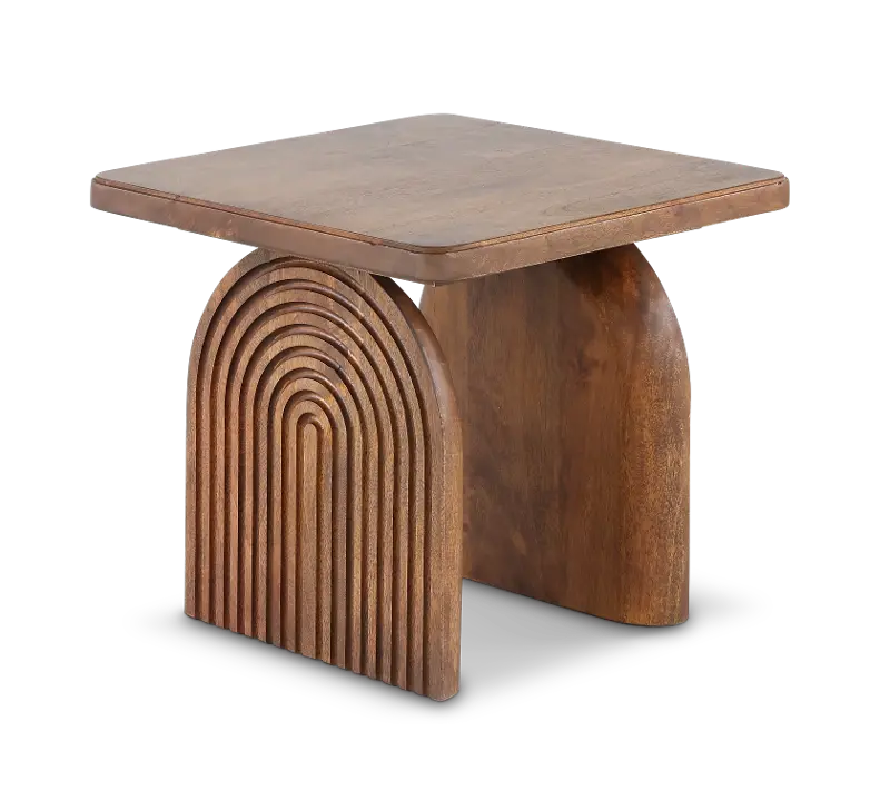 Derryn Brown End Table