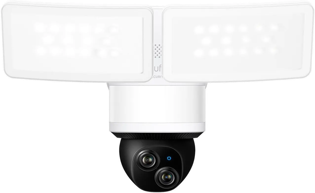 eufy Security E340 Outdoor Wired 3K Security Camera with Floodlight - White-1