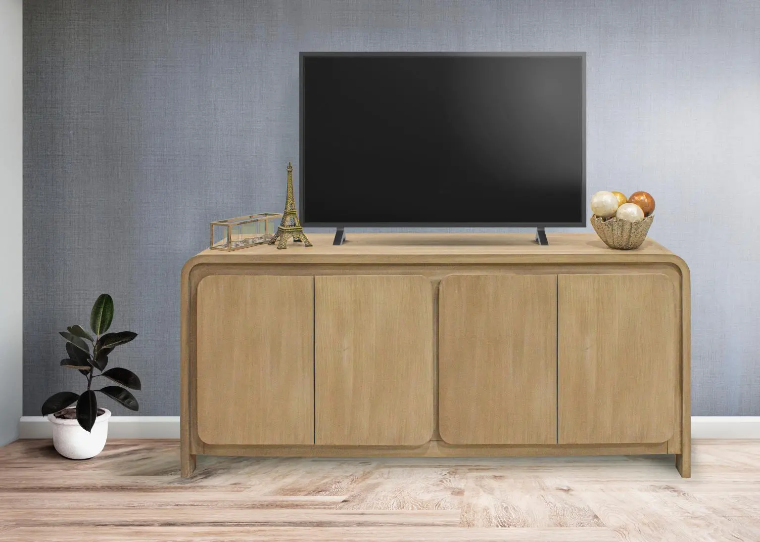 Matterson Light Brown 63  TV Stand-2
